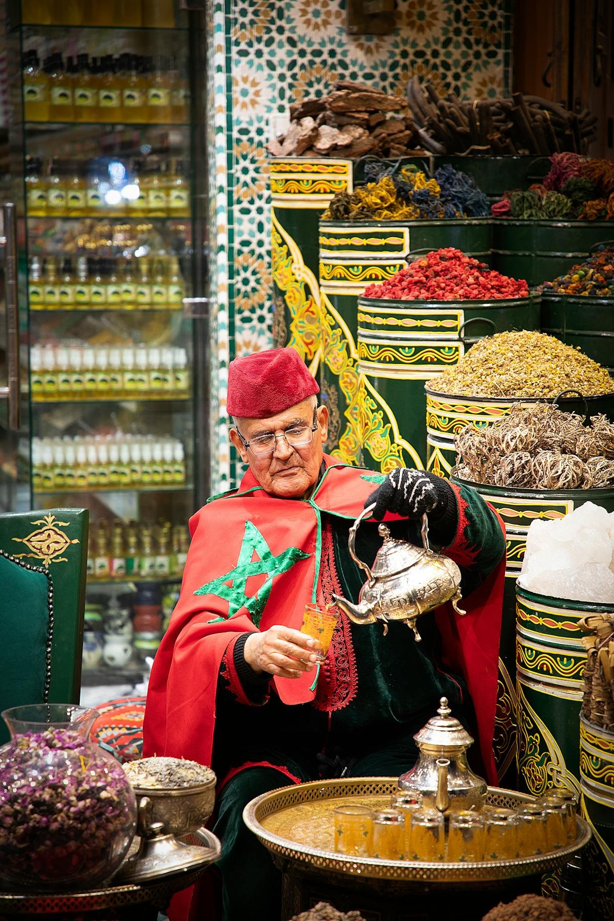 Medina de Marrakech barrios históricos te moruno