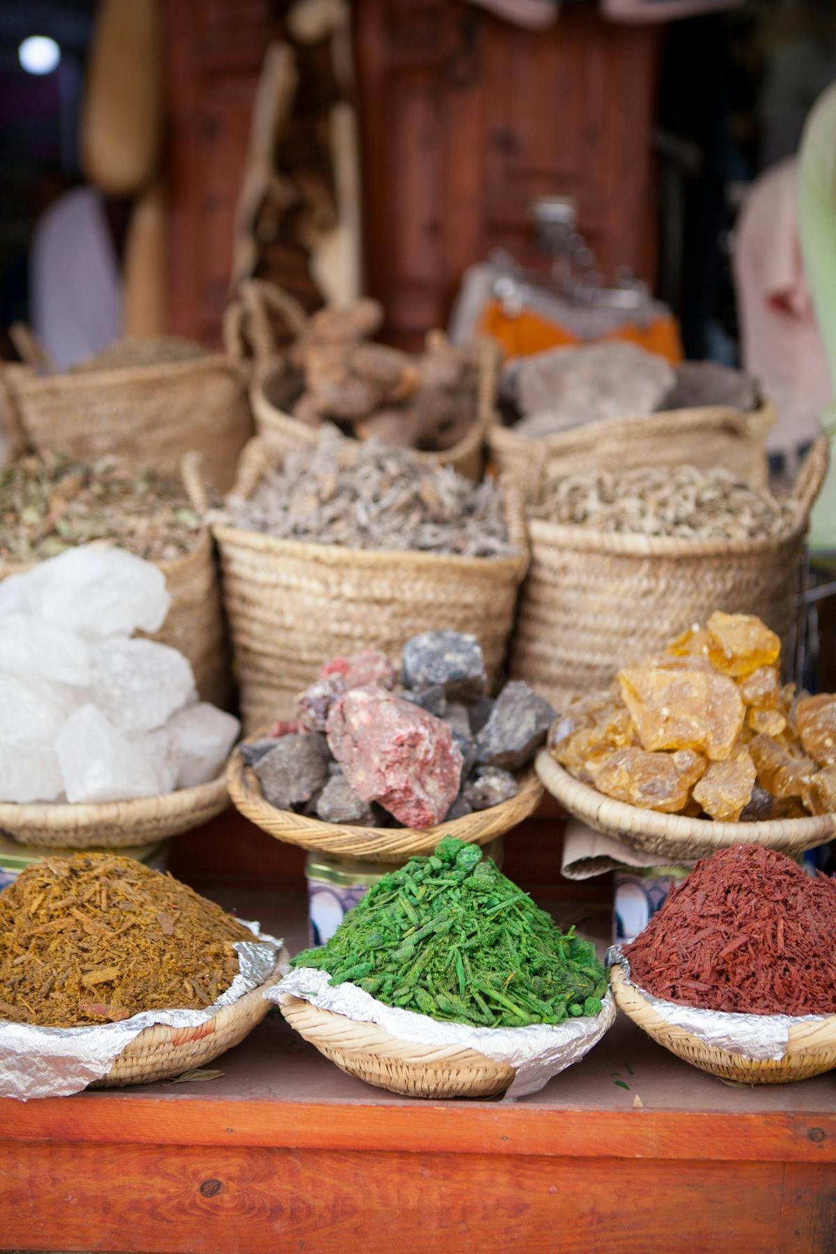 Ras el hanout especias árabes mercado de Marrakech