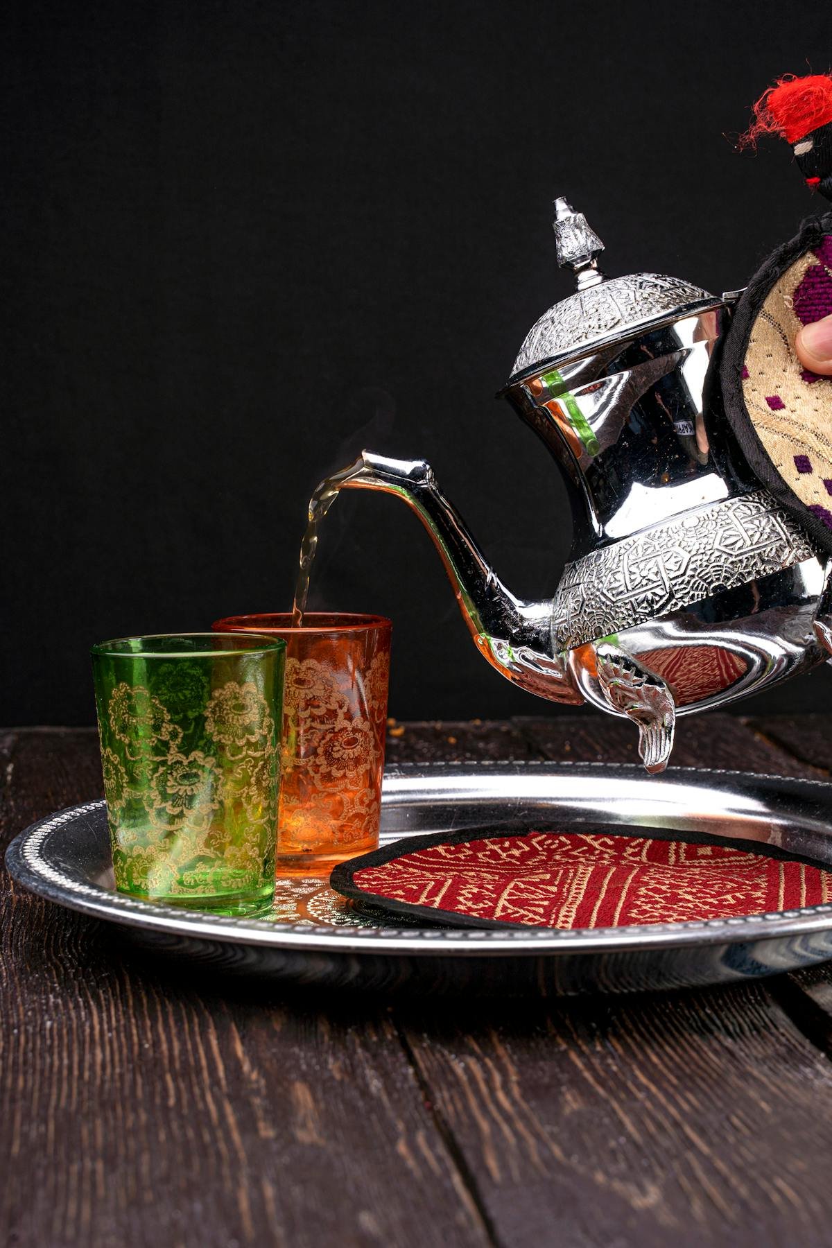 Té saharaui tres vasos ceremonia tradicional